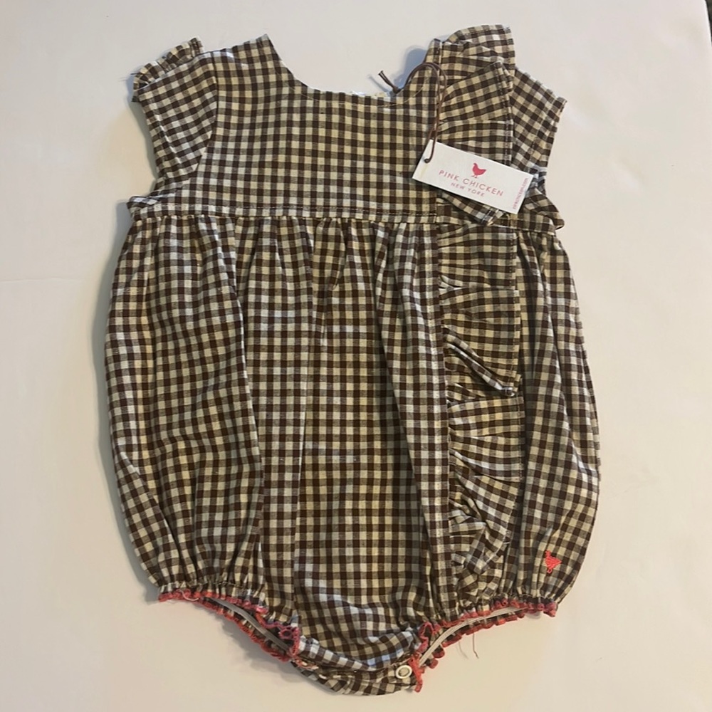 NWT Pink Chicken Cher Bubble 6-12 months